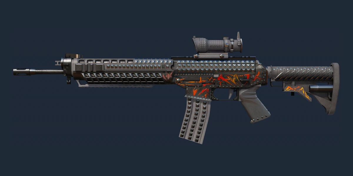 SG 553 | Heavy Metal (Field-Tested) preview