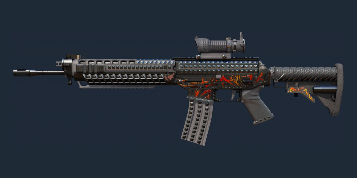 StatTrak™ SG 553 | Heavy Metal (Factory New) preview