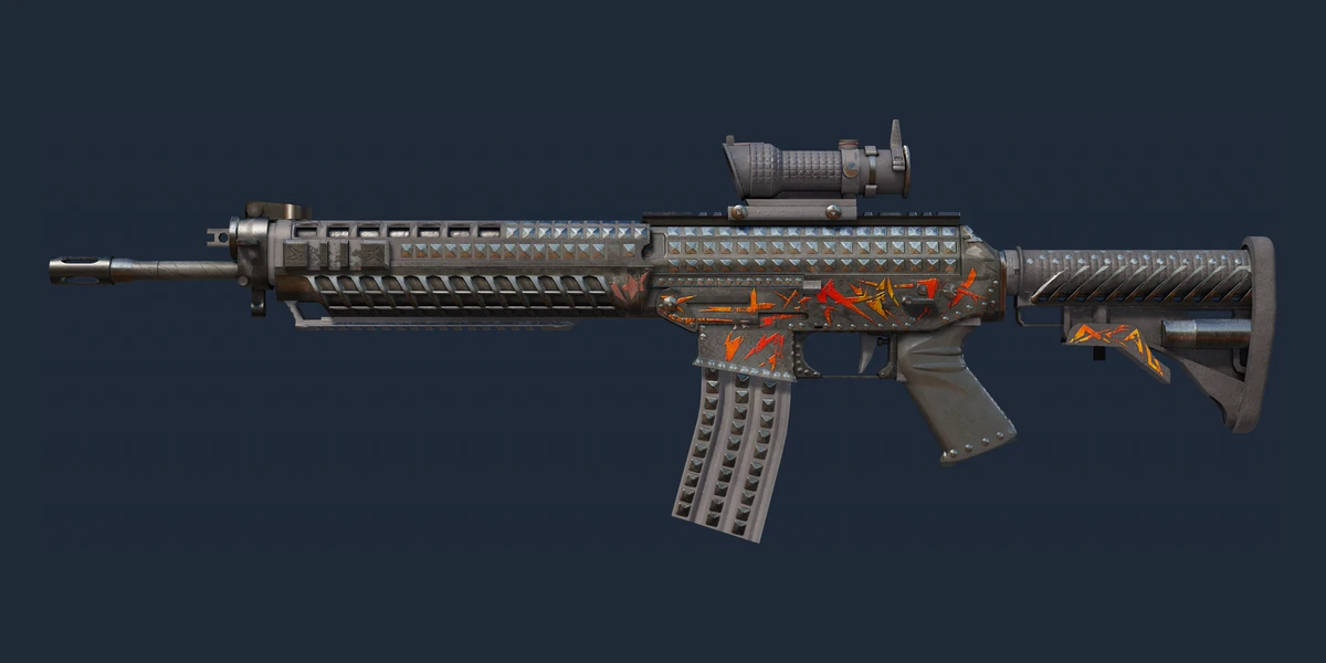 SG 553 | Heavy Metal (Battle-Scarred) preview