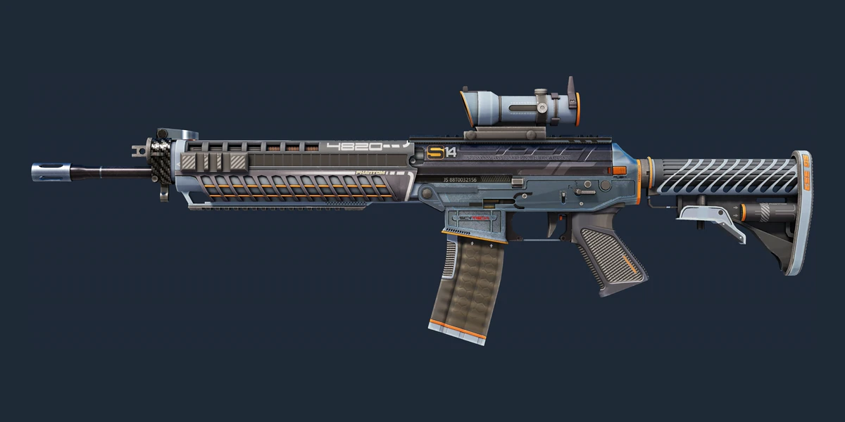 ตัวอย่าง SG 553 | Phantom (มีรอยถลอกเล็กน้อย)
