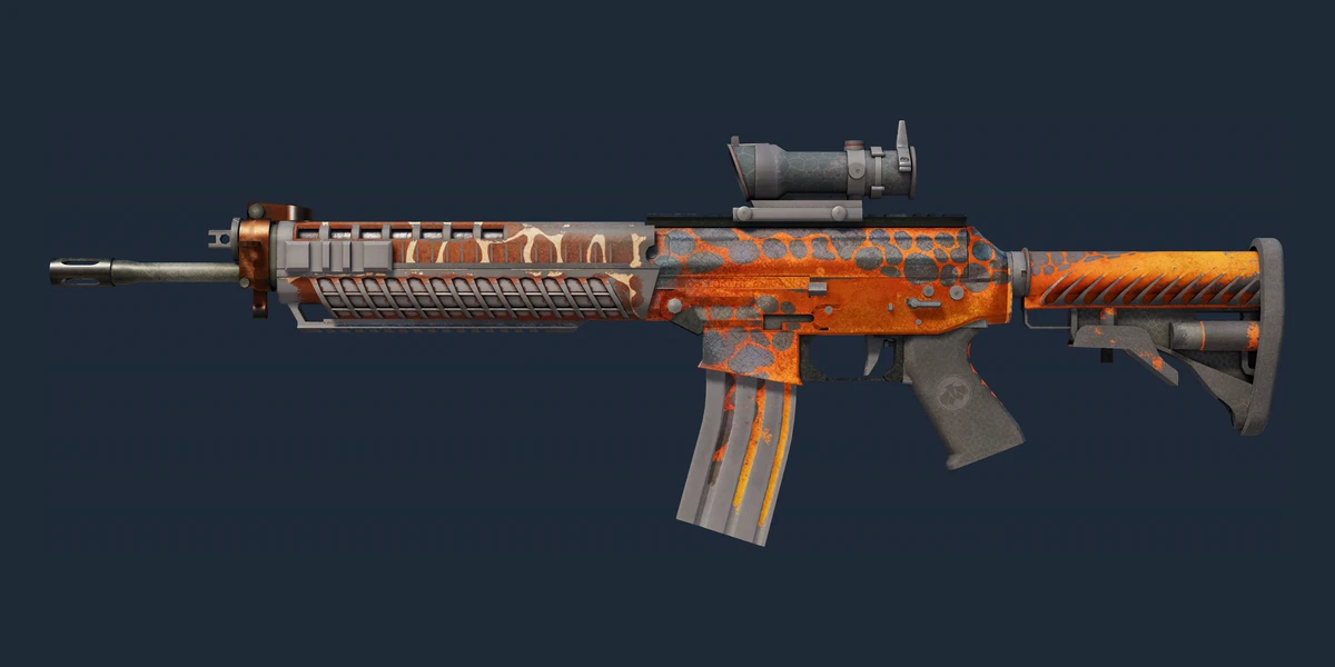 SG 553 | Tiger Moth (Battle-Scarred) preview