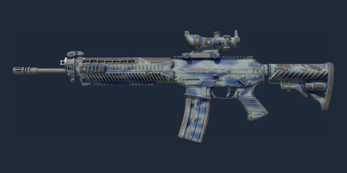 SG 553 | Hullám Szórt (Viseltes) előnézete
