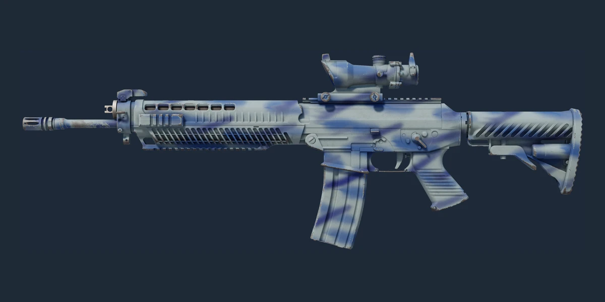 SG 553 | Wave Spray (Minimal Wear) preview