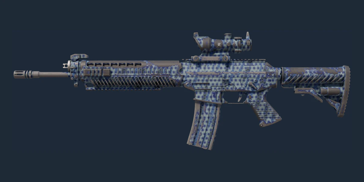 Podgląd: SG 553 | Falisty perforowany (mocne zużycie)