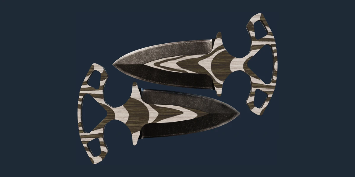 ★ StatTrak™ Shadow Daggers | Black Laminate (Factory New) preview
