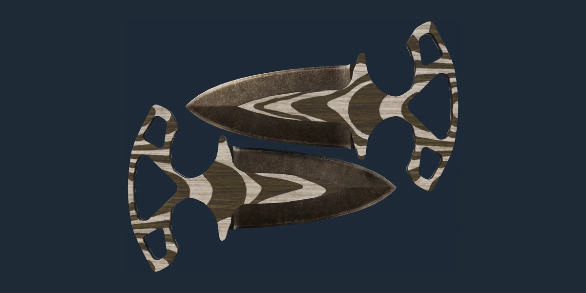 ★ Shadow Daggers | Black Laminate (Battle-Scarred) preview