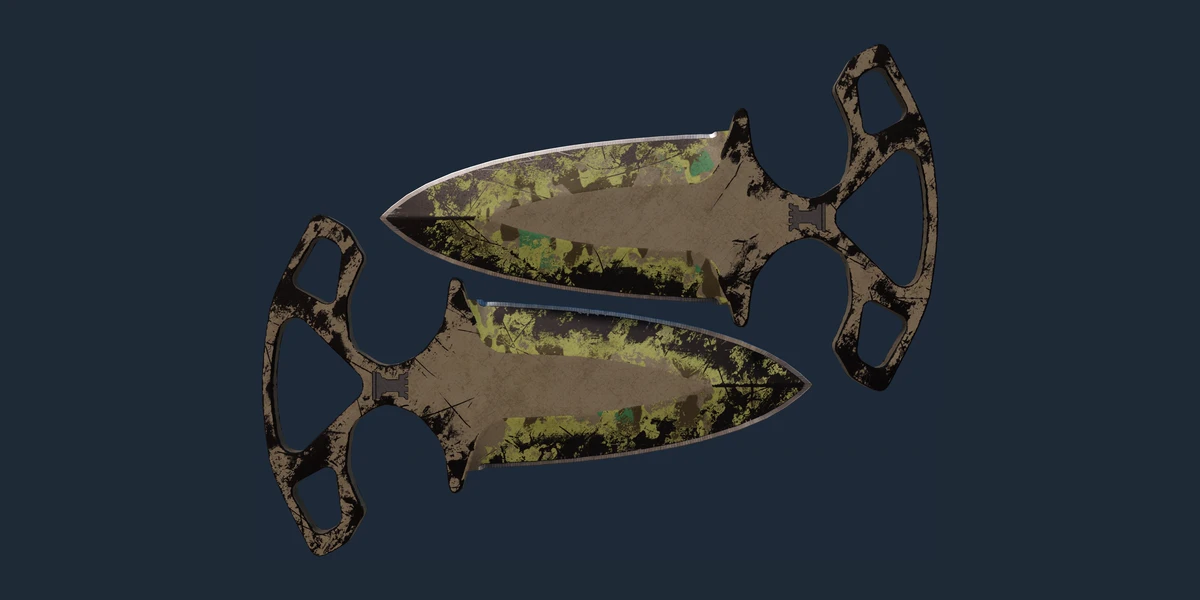 ★ StatTrak™ Shadow Daggers | Boreal Forest (Battle-Scarred) preview