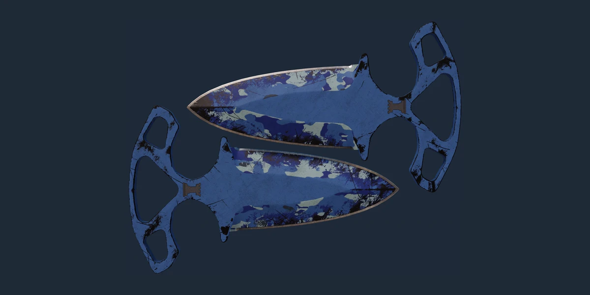 ★ StatTrak™ Shadow Daggers | Bright Water (Battle-Scarred) preview