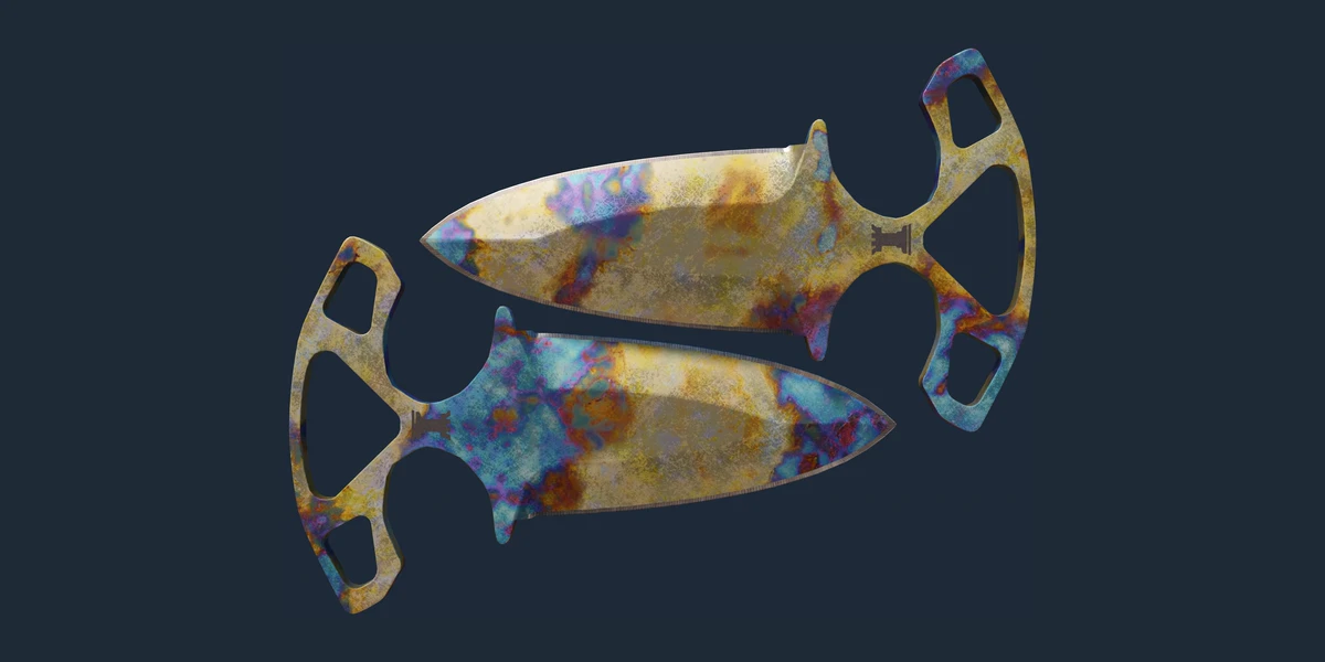 ★ Shadow Daggers | Case Hardened (Battle-Scarred) preview