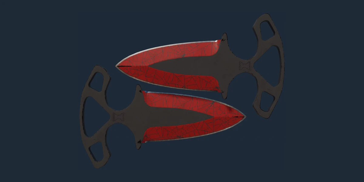 ★ Shadow Daggers | Crimson Web (Field-Tested) preview