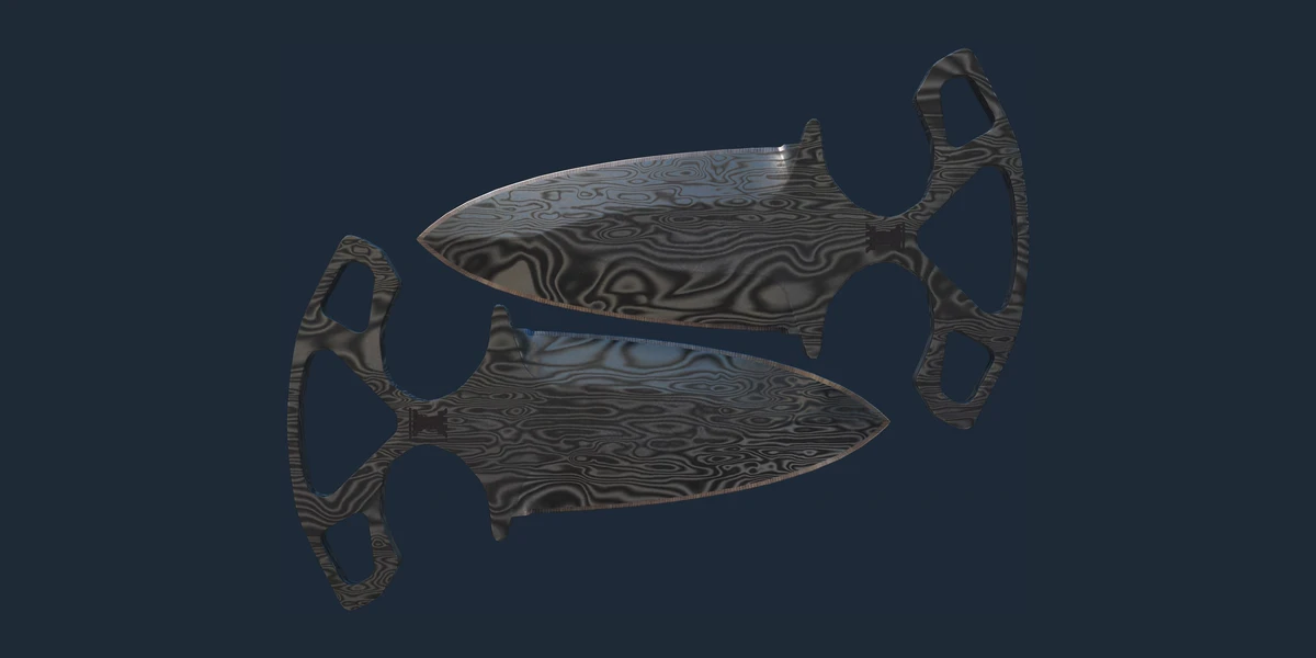 Xem trước Dao găm chữ T (★) | Damascus Steel (BS - Mòn qua thực chiến)