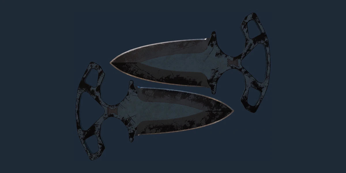 ★ Shadow Daggers | Night (Battle-Scarred) preview