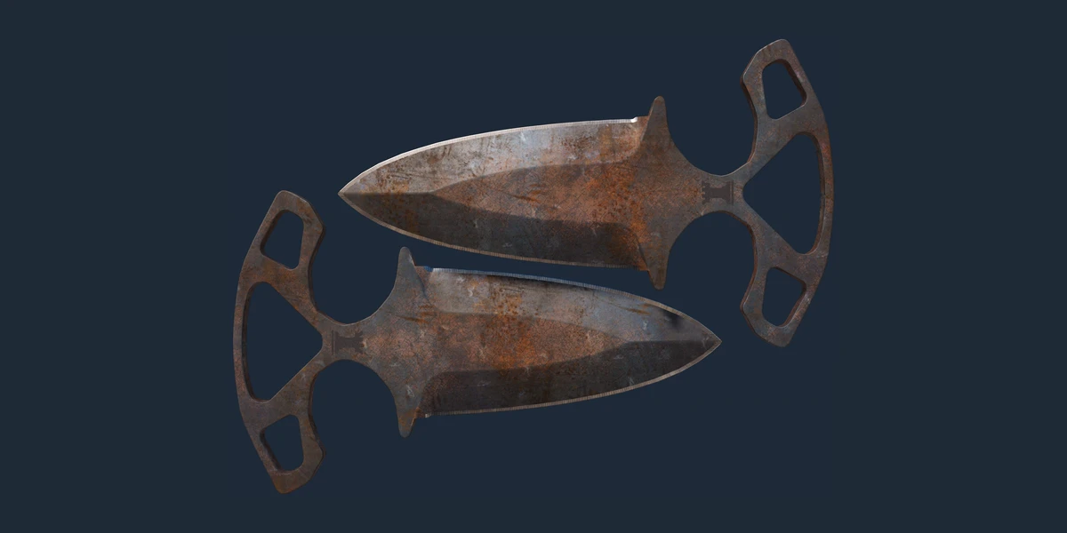 ★ StatTrak™ Shadow Daggers | Rust Coat (Well-Worn) preview