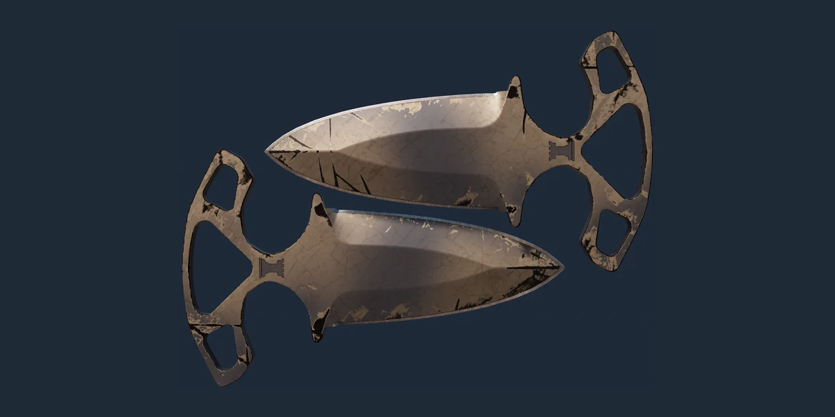 ★ Shadow Daggers | Scorched (Well-Worn) preview