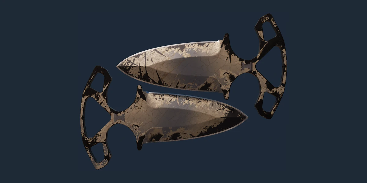 ★ StatTrak™ Shadow Daggers | Scorched (Battle-Scarred) preview