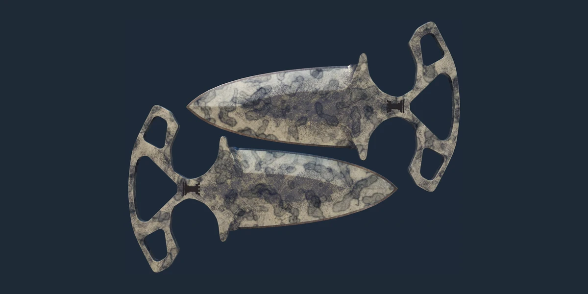 Προεπισκόπηση του ★ StatTrak™ Shadow Daggers | Stained (Ξεσκισμένο από μάχη)