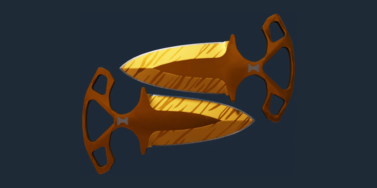 ★ StatTrak™ Shadow Daggers | Tiger Tooth (Minimal Wear) preview