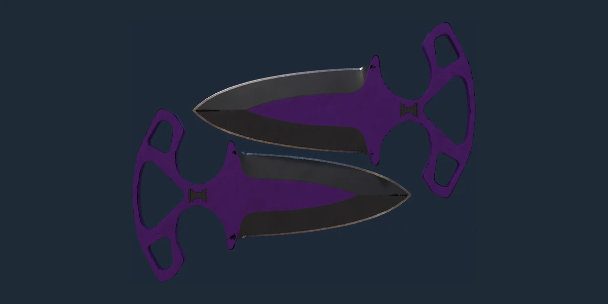 ★ StatTrak™ Shadow Daggers | Ultraviolet (Field-Tested) preview