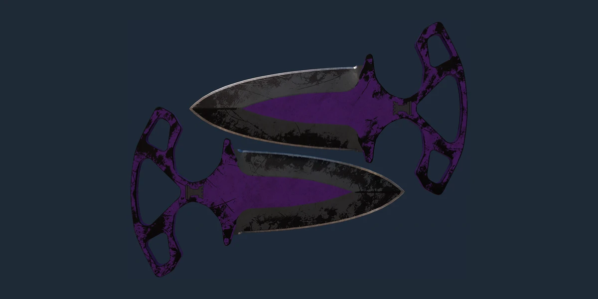 ★ Shadow Daggers | Ultraviolet (Battle-Scarred) preview