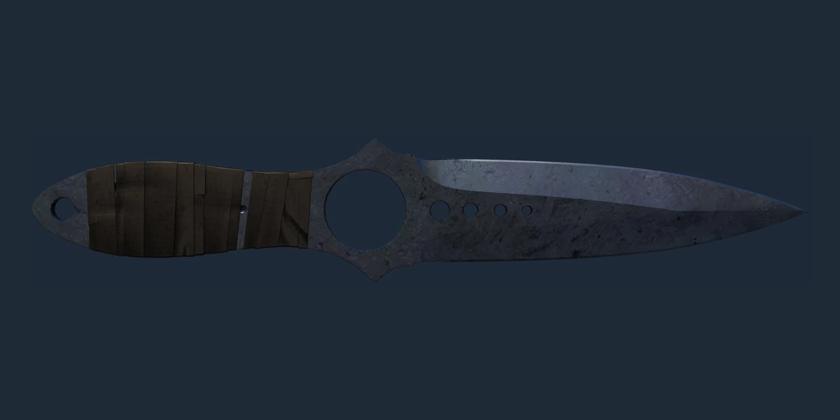 ตัวอย่าง มีดสเกเลตัน (★) | Blue Steel (ผ่านการทดสอบภาคสนาม)