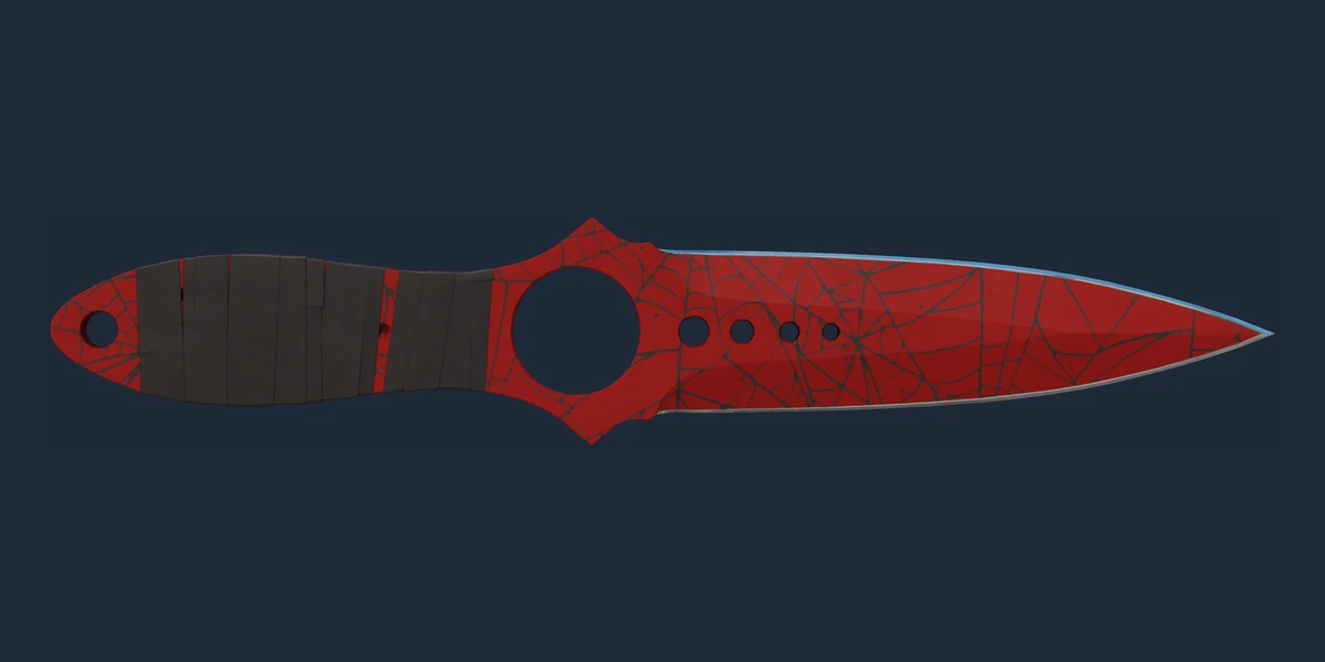 ★ StatTrak™ Skeleton Knife | Crimson Web (Factory New) preview