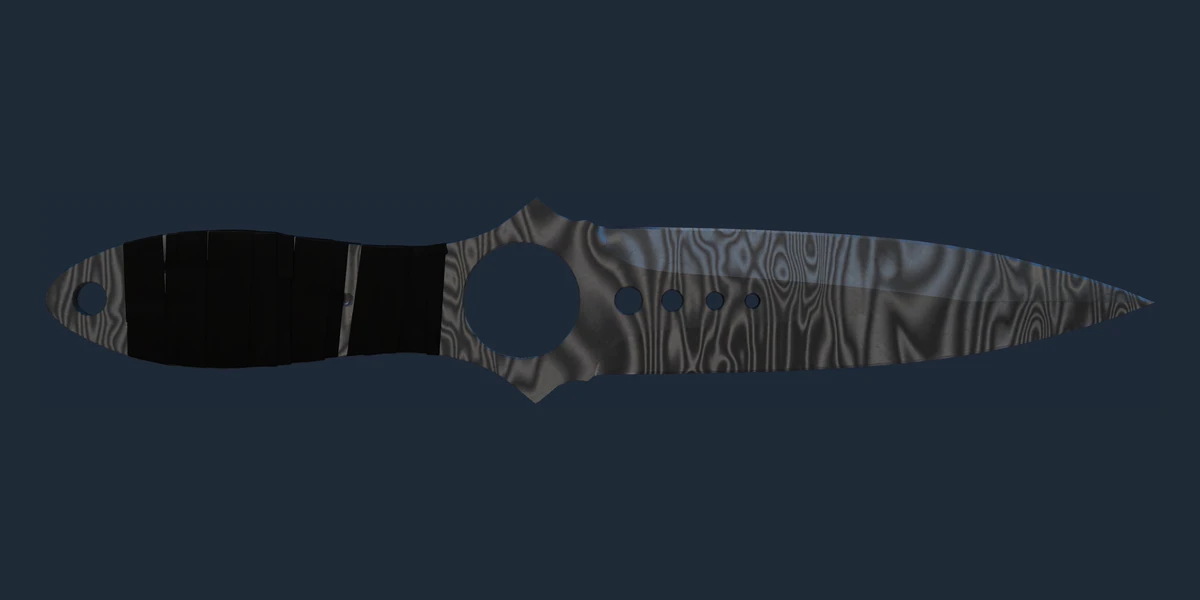 ★ StatTrak™ Skeleton Knife | Damascus Steel (Well-Worn) preview