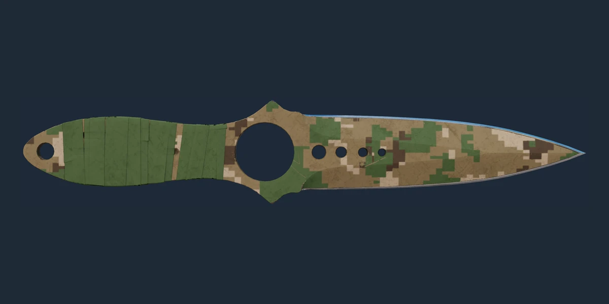 ★ Skeleton Knife | Forest DDPAT (Well-Worn) preview