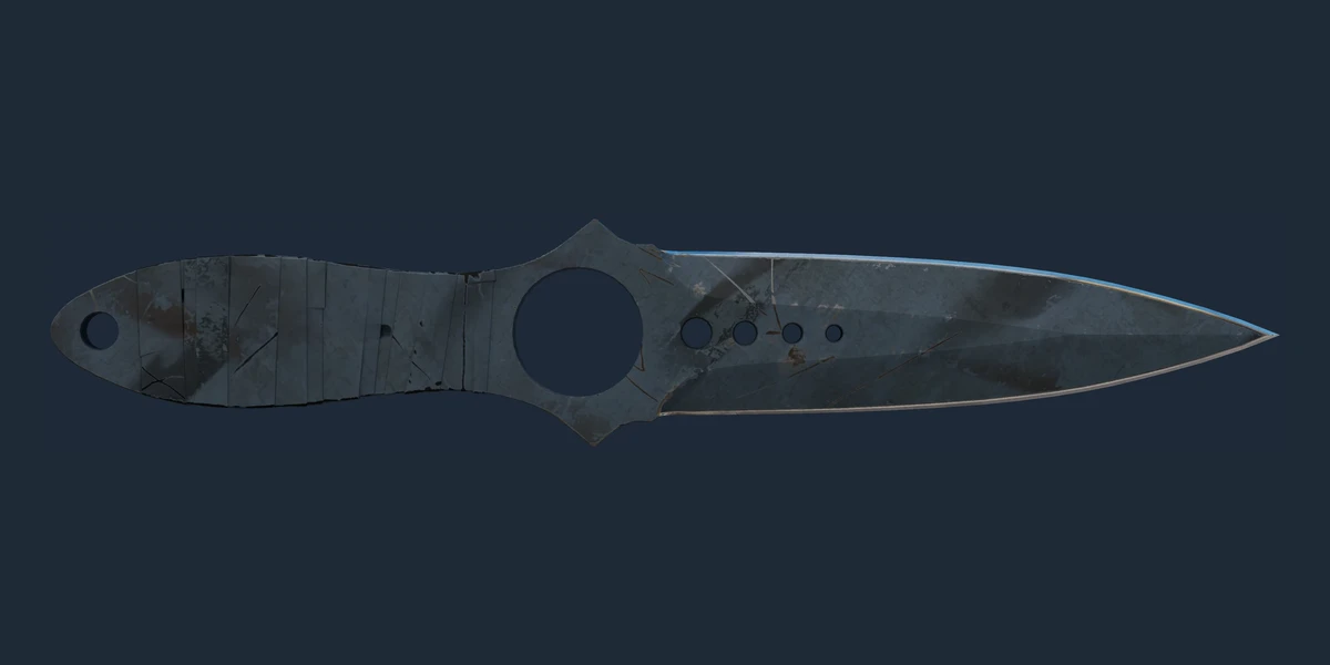 ★ Skeleton Knife | Night Stripe (Battle-Scarred) preview