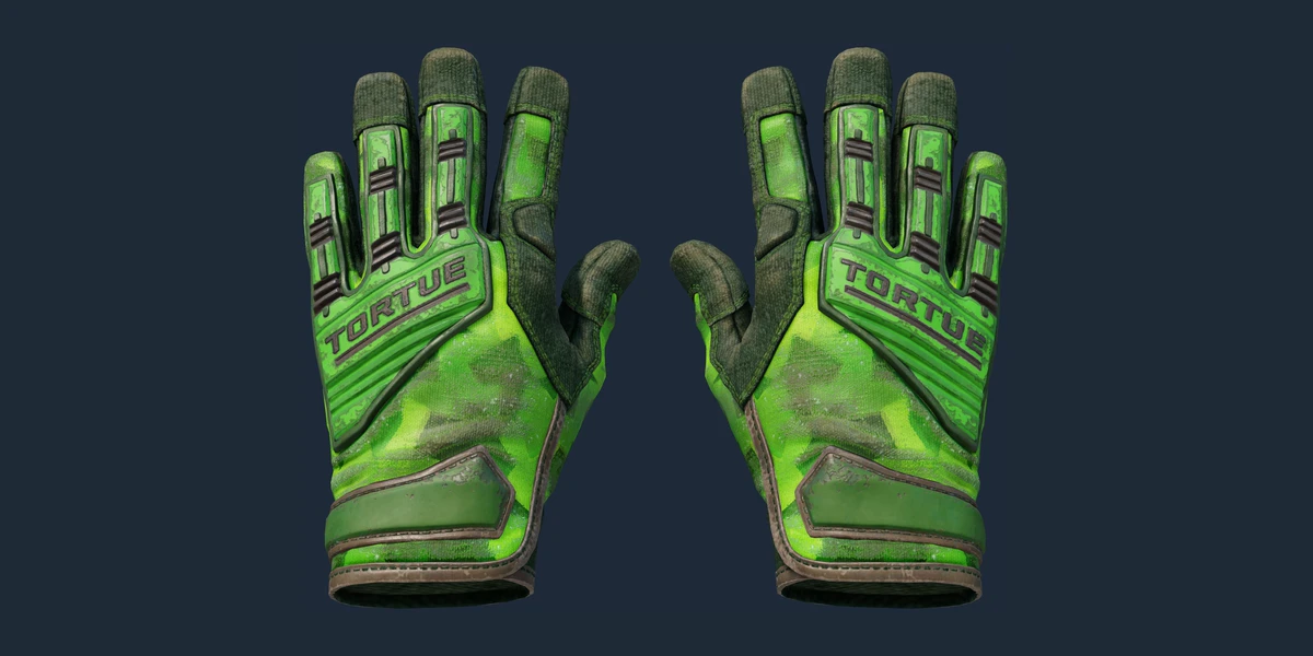★ Specialist Gloves | Lime Polycam (Battle-Scarred) preview