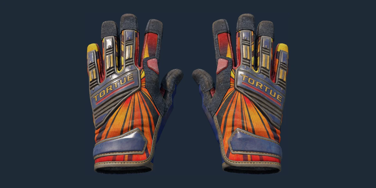 ★ Specialist Gloves | Sunburst (Battle-Scarred) preview