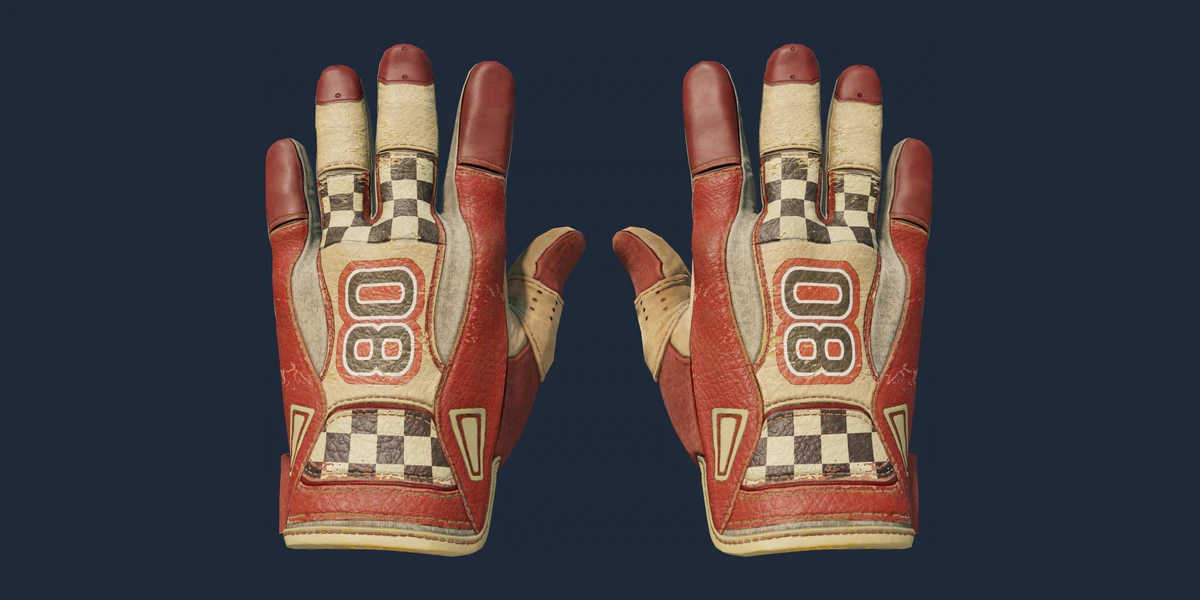 ★ Sport Gloves | Red Racer (Well-Worn) preview