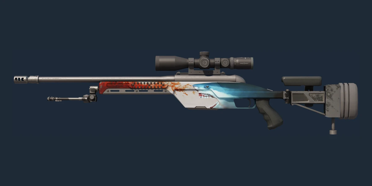 Forhåndsvisning af SSG 08 | Blood in the Water (Fabriksny)