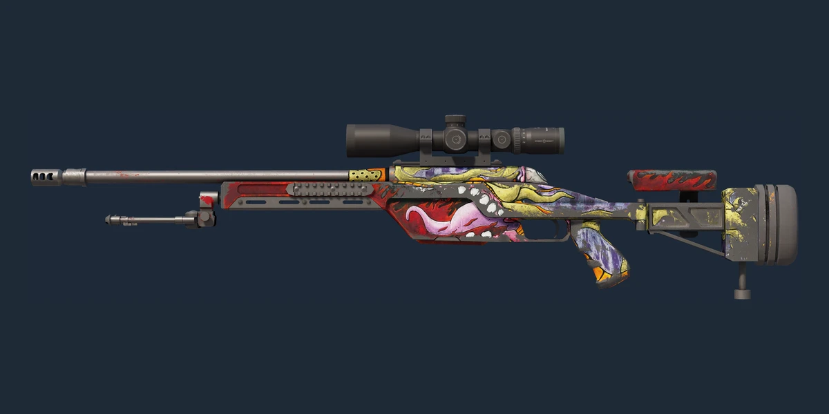 Anteprima di SSG 08 StatTrak™ | Bloodshot (Segnato dalle battaglie)