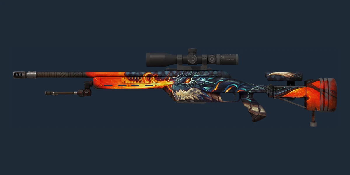 Náhled: SSG 08 | Dragonfire (Zbrusu nový)
