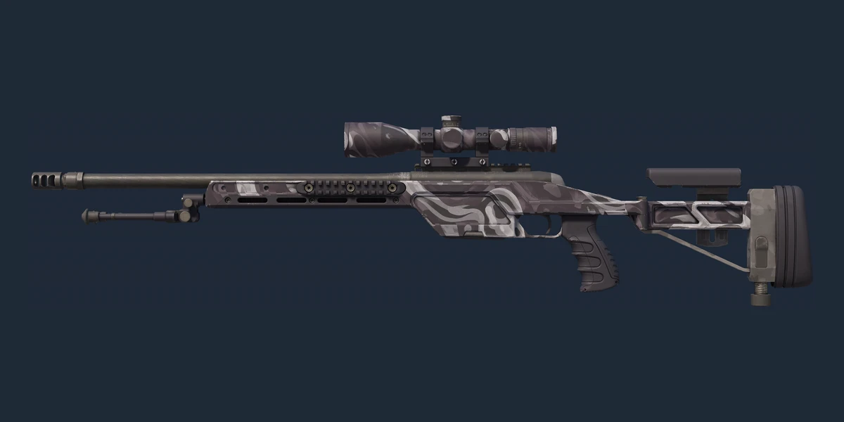 SSG 08 | Grey Smoke (Minimal Wear) preview