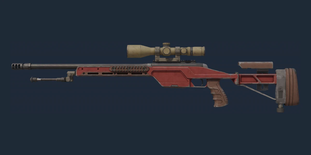 Náhled: SSG 08 | Red Stone (Poničený bojem)