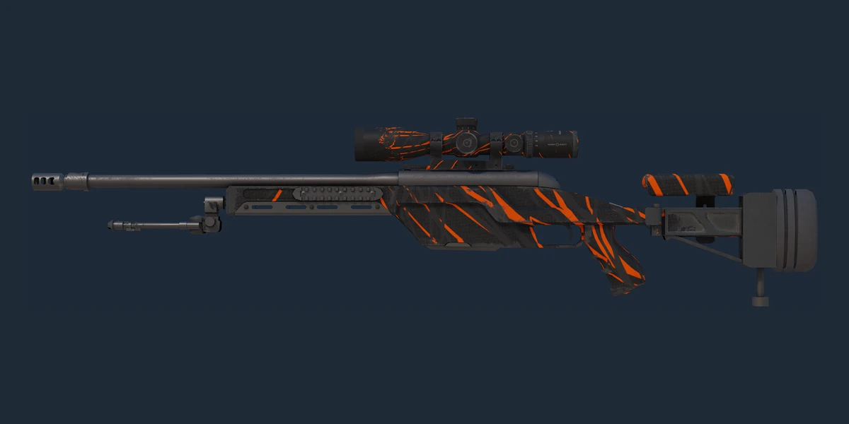 SSG 08（StatTrak™） | 裂痕 (久经沙场) 预览