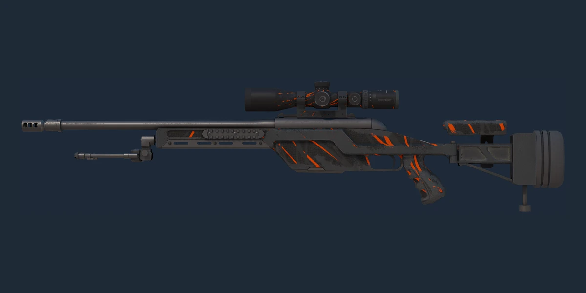 ตัวอย่าง SSG 08 (StatTrak™) | Slashed (ถลอกปอกเปิกจากการรบ)