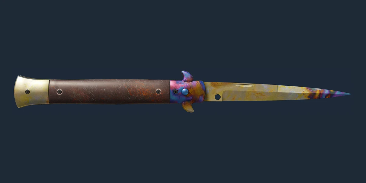 ★ StatTrak™ Stiletto Knife | Case Hardened (Field-Tested) preview