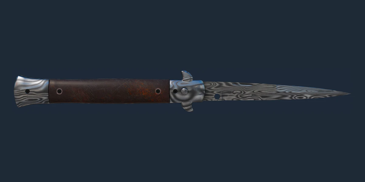 ★ Stiletto Knife | Damascus Steel (Minimal Wear) preview