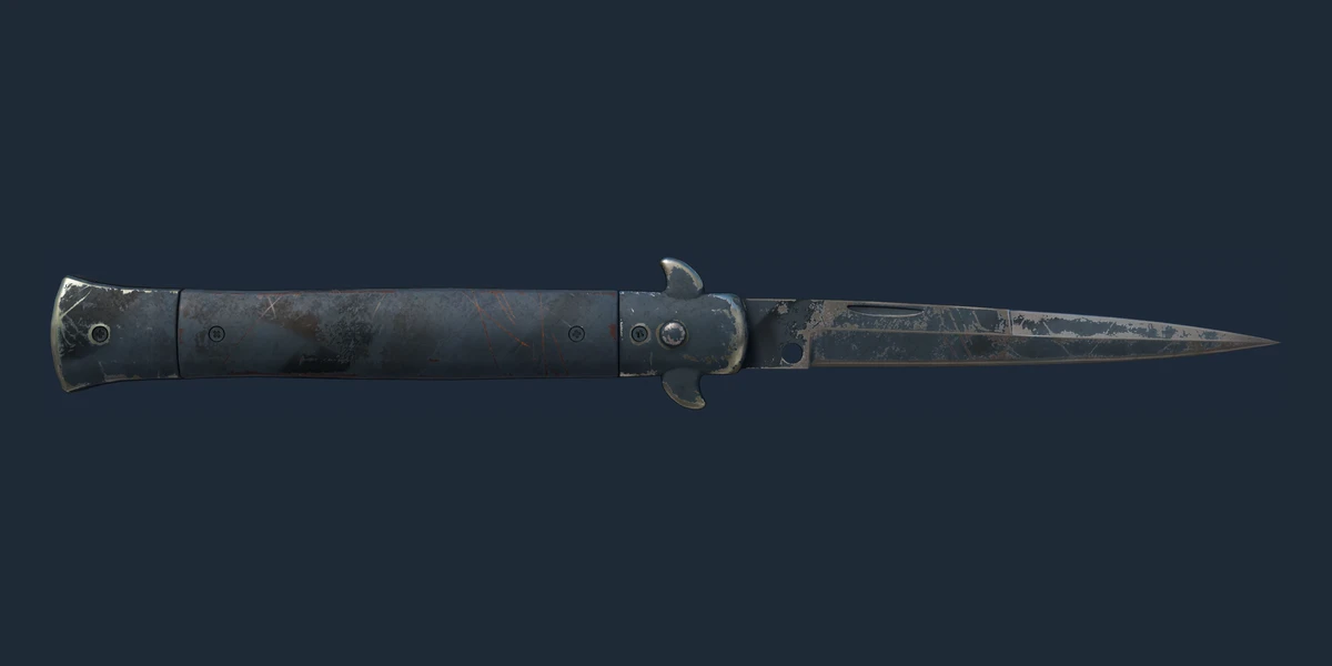 ★ Stiletto Knife | Night Stripe (Battle-Scarred) preview