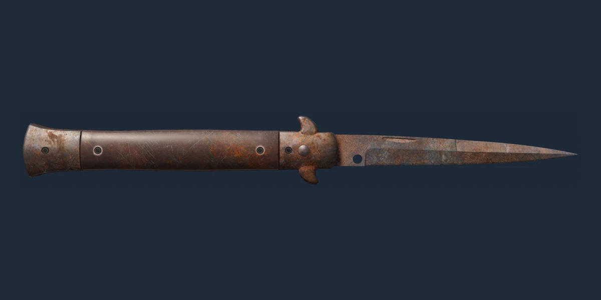 ★ Stiletto Knife | Rust Coat (Well-Worn) preview