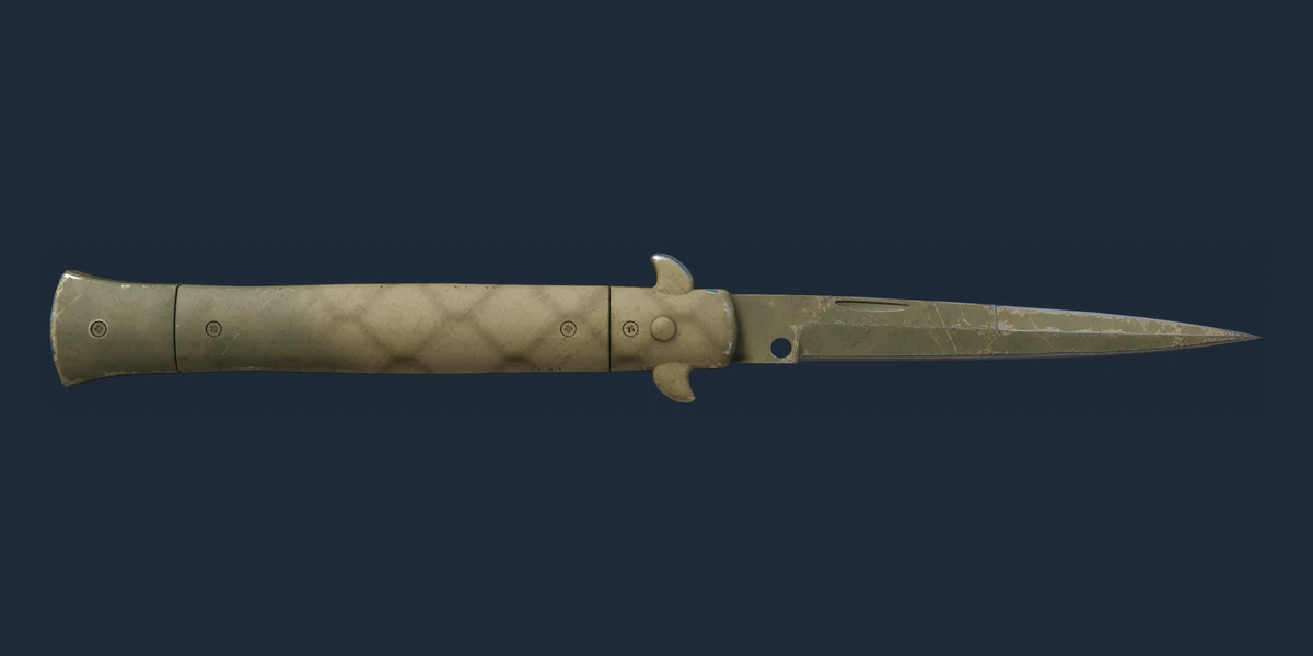 ★ Stiletto Knife | Safari Mesh (Well-Worn) preview