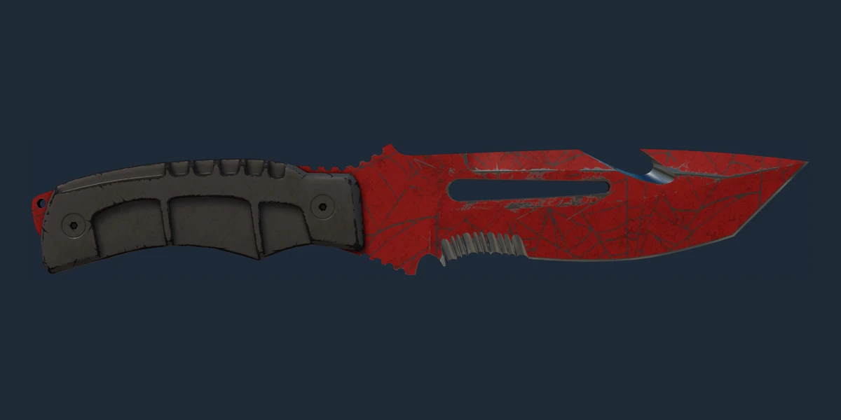 Vorschau von Survival-Messer (★) | Purpurnes Netz (Kampfspuren)