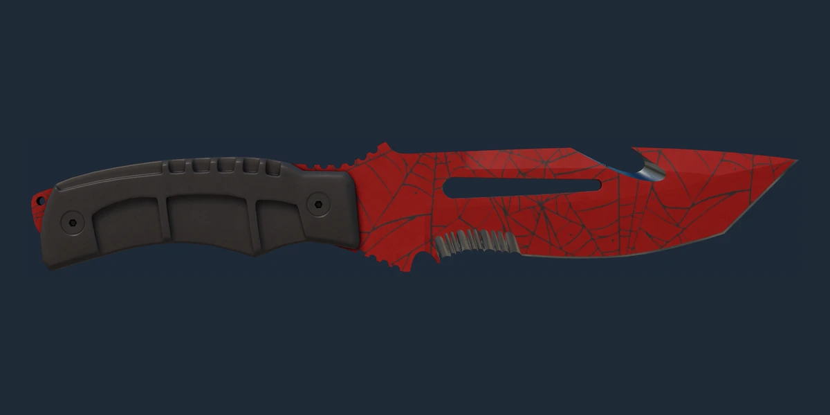 ★ StatTrak™ Survival Knife | Crimson Web (Minimal Wear) preview