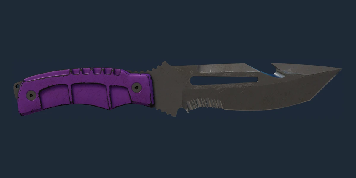 Vorschau von Survival-Messer (★ StatTrak™) | Ultraviolett (Kampfspuren)