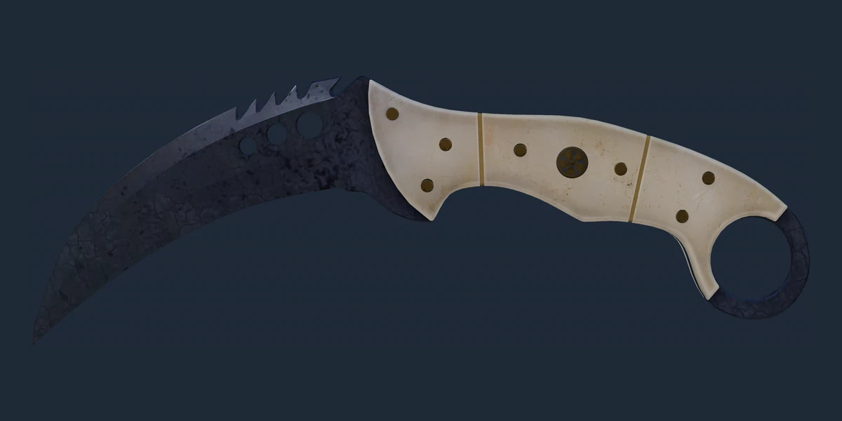 ★ Talon Knife | Blue Steel (Battle-Scarred) preview