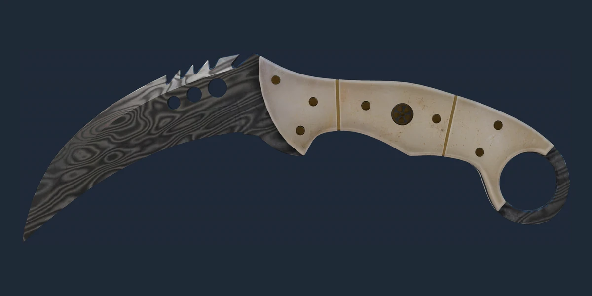 ★ Talon Knife | Damascus Steel (Battle-Scarred) preview