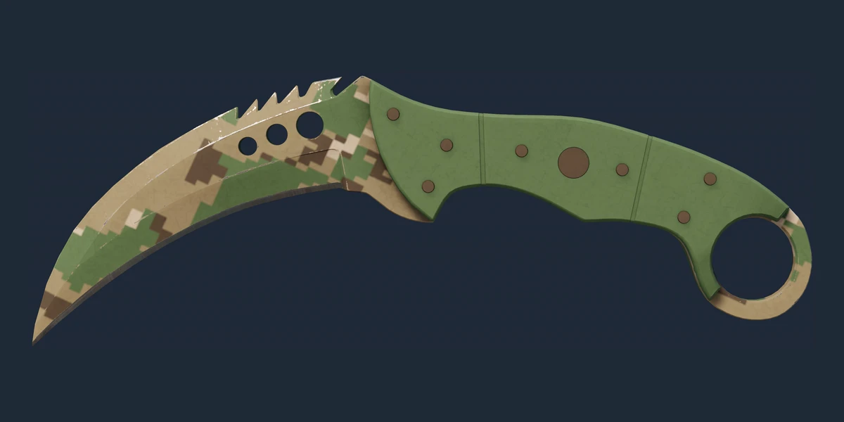 Προεπισκόπηση του ★ StatTrak™ Μαχαίρι Talon | Forest DDPAT (Με ελάχιστες φθορές)