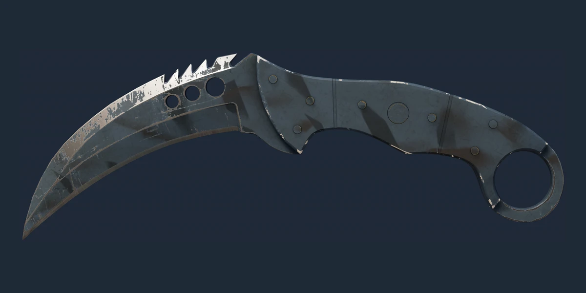 ★ Talon Knife | Night Stripe (Well-Worn) preview